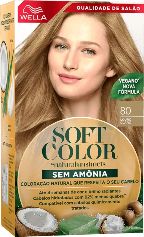 COLORAÇÃO SOFT COLOR KIT 0080 LOURO CLARO