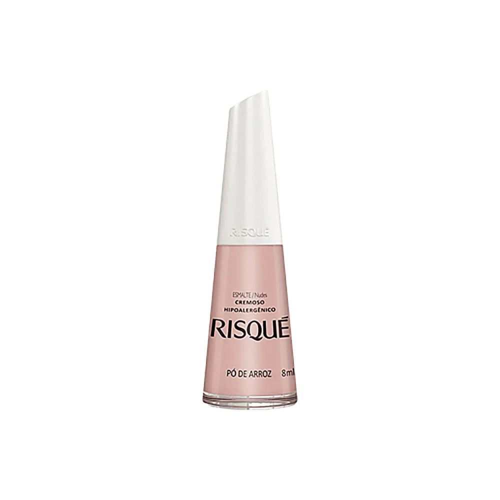 Esmalte Risqué Nudes Cremoso Pó de Arroz 8ml