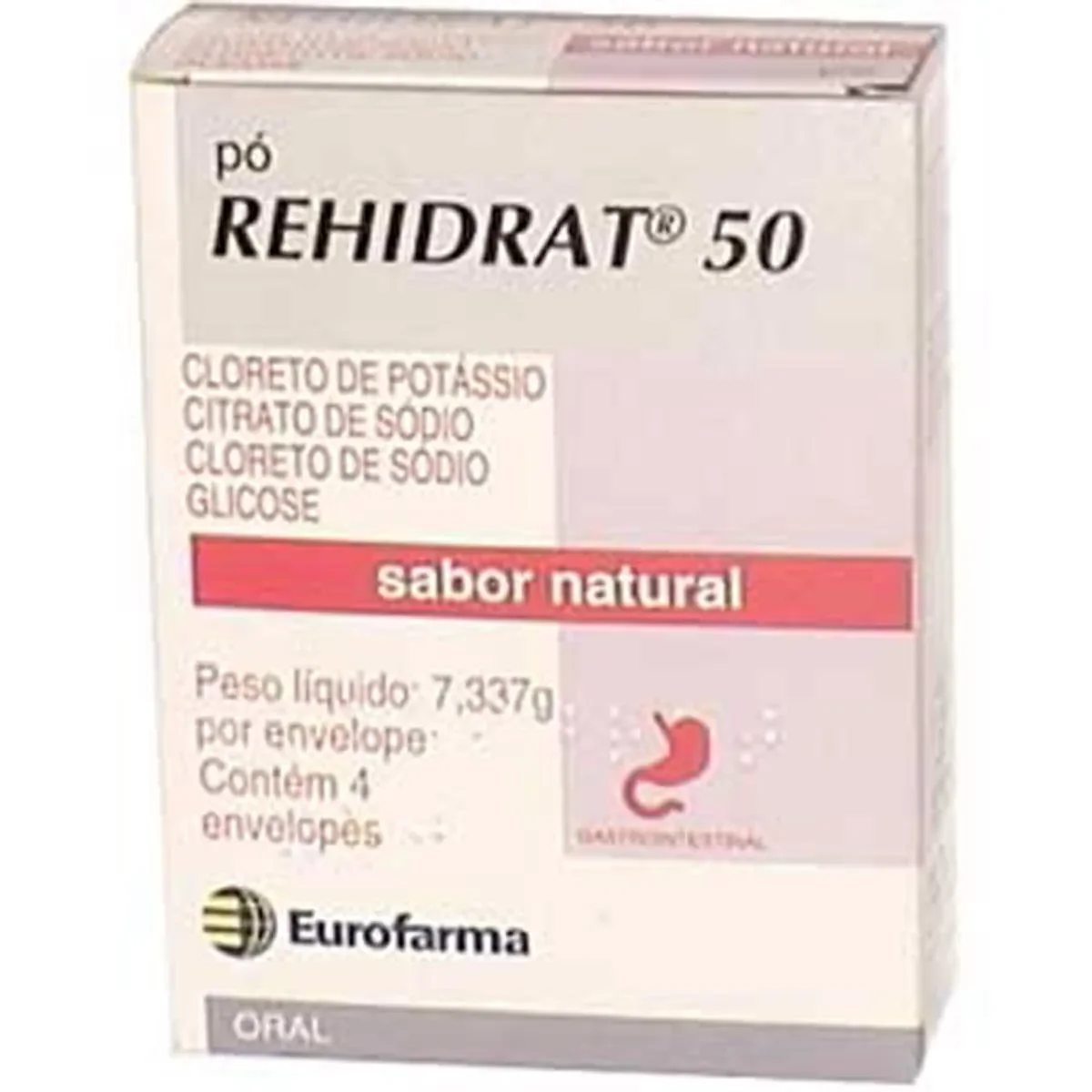 Rehidrat 50 Eurofarma 4 Envelopes