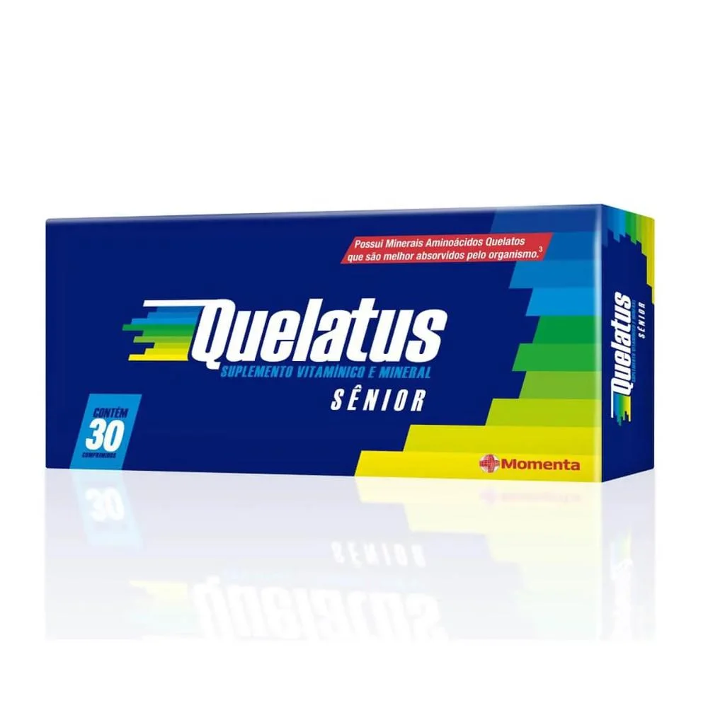 Quelatus Sênior 50+ com 30 Comprimidos