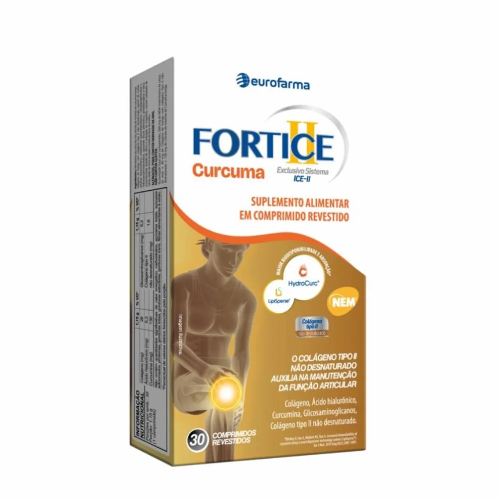 Fortice II Curcuma com 30 Comprimidos