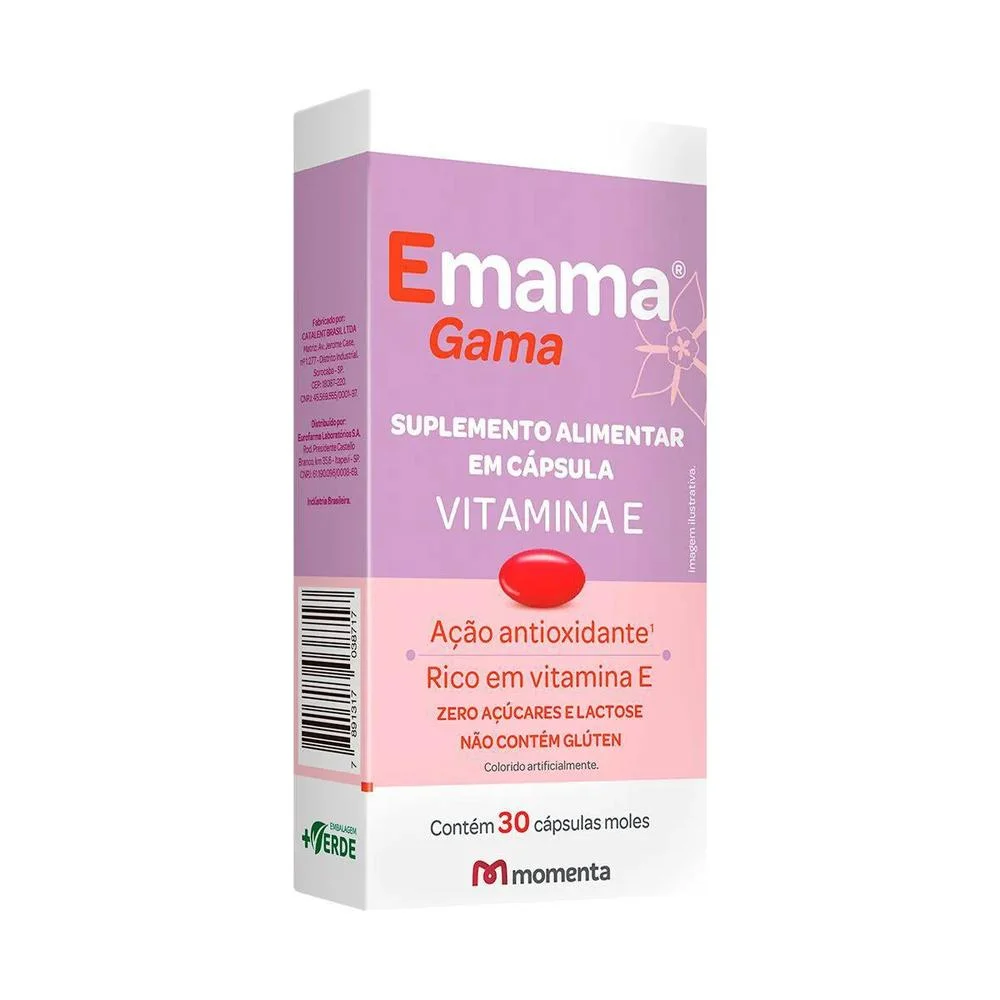 Emama Gama com 30 Cápsulas Moles
