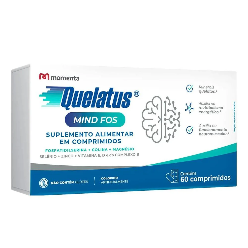 Quelatus Mind Fos com 60 Comprimidos