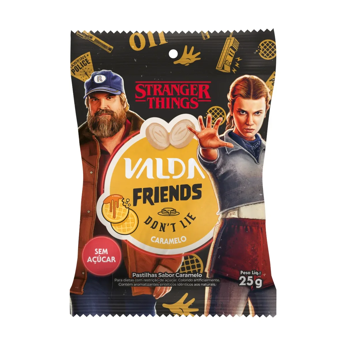 Pastilha Valda Stranger Things Friends Caramelo 25g