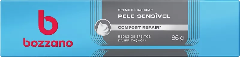 CREME DE BARBEAR BOZZANO 65G SENSÍVEL