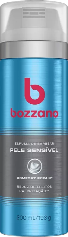 ESPUMA DE BARBEAR BOZZANO 200ML SENSÍVEL