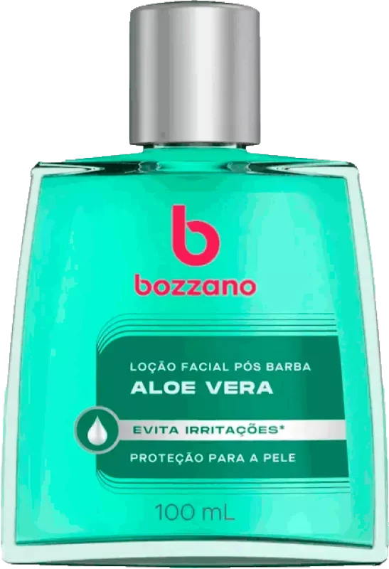 LOÇÃO PÓS BARBA BOZZANO 100ML ALOE VERA