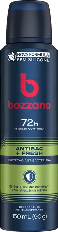 DESODORANTE BOZZANO AEROSSOL 150ML ANTIBAC + FRESH