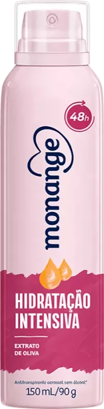DESODORANTE MONANGE AEROSSOL 150ML HIDRATAÇÃO INTENSIVA