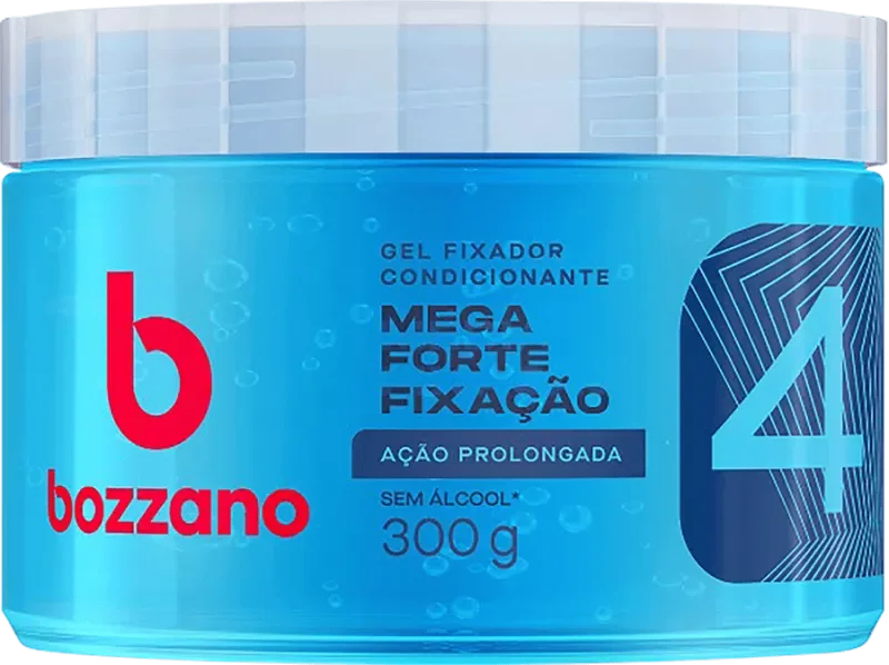 GEL FIXADOR BOZZANO 300G AZUL MEGA FORTE