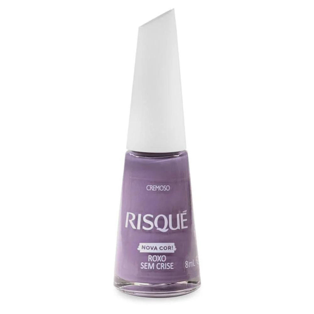Esmalte Cremoso Risqué Roxo Sem Crise 8ml