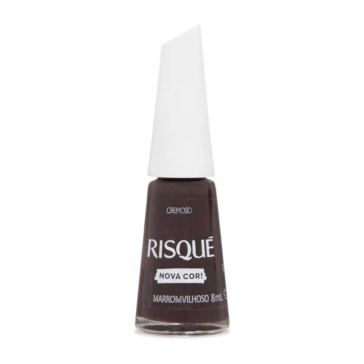 Esmalte Cremoso Risqué Nova Cor! 8ml - Marromvilhoso