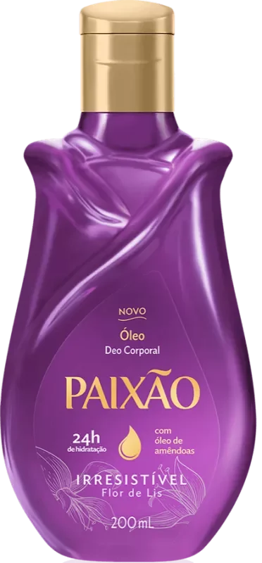 ÓLEO CORPORAL PAIXÃO 200ML IRRESISTÍVEL
