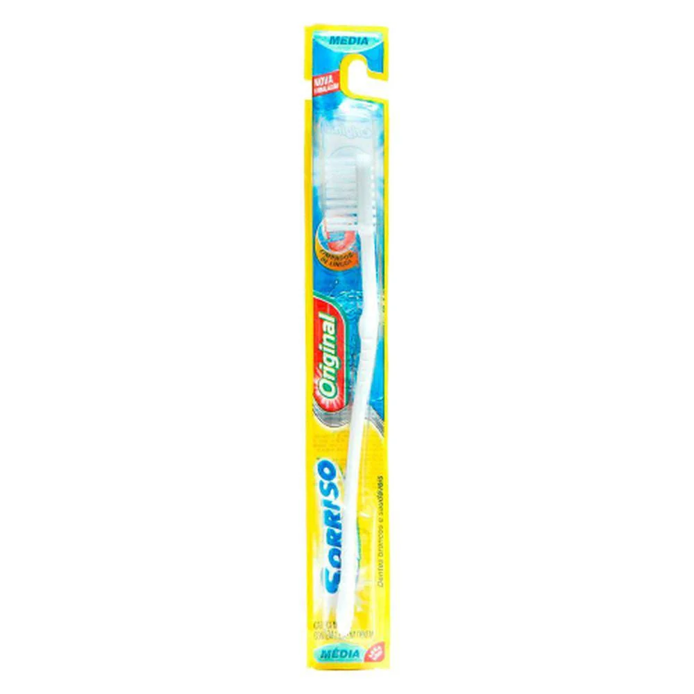 Escova Dental Sorriso Original Média com 1 Unidade