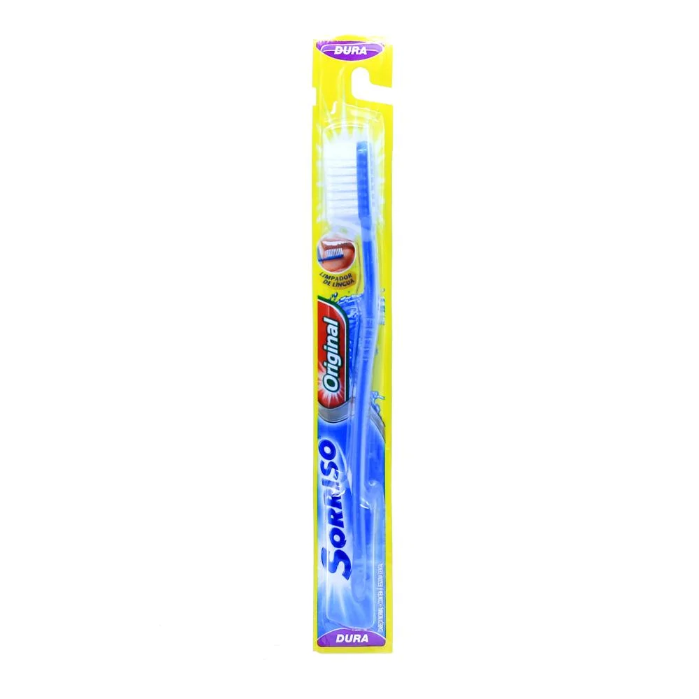 Escova Dental Rígida Sorriso Original com 1 Unidade