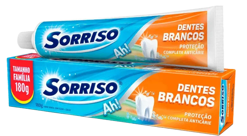 CREME DENTAL SORRISO DENTES BRANCOS 180G
