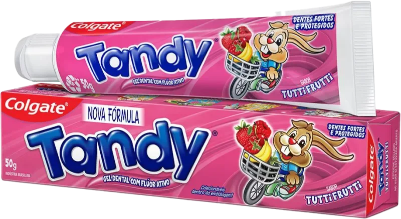 CREME DENTAL TANDY 050G GEL TUTTI FRUTTI