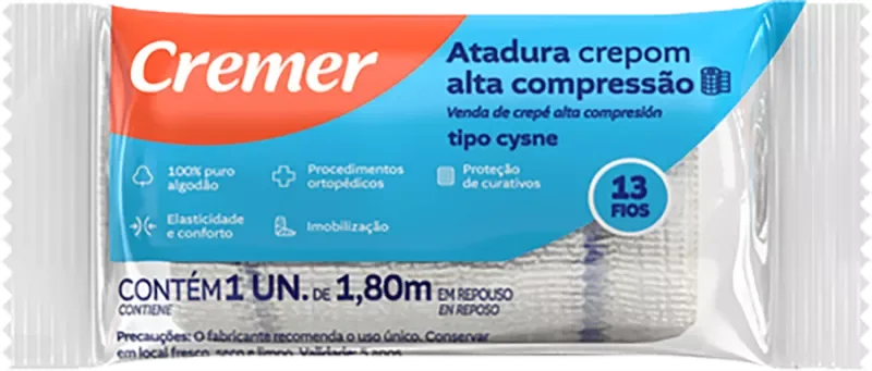 ATADURA CREPOM CYSNE 06CMX1,80M