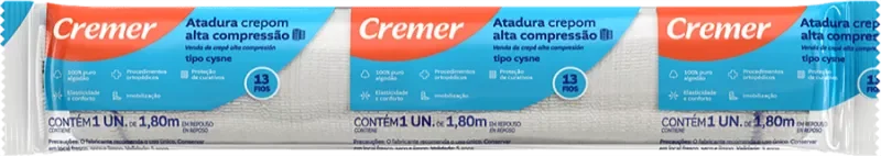 ATADURA CREPOM CYSNE 20CMX1,80M