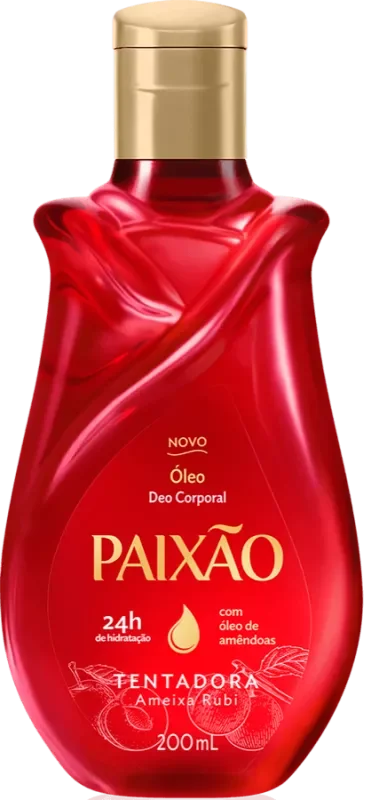 ÓLEO CORPORAL PAIXÃO 200ML TENTADORA