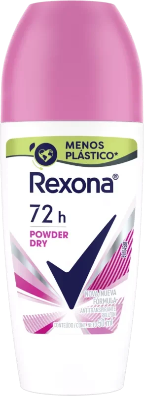 DESODORANTE REXONA ROLLON 050ML FEMININO POWDER DRY