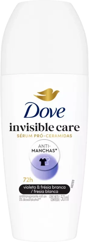 DESODORANTE DOVE ROLLON 050ML INVISIBLE CARE