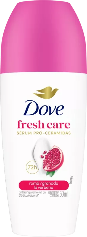 DESODORANTE DOVE ROLLON 050ML FRESH CARE ROMÃ E VERBENA