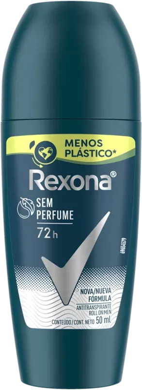 DESODORANTE REXONA ROLLON 050ML MEN SEM PERFUME