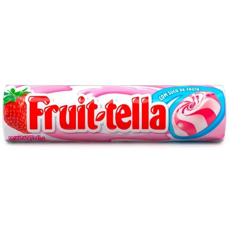Pastilha Caramelo de Morango com Creme de Leite Fruit-Tella 41g