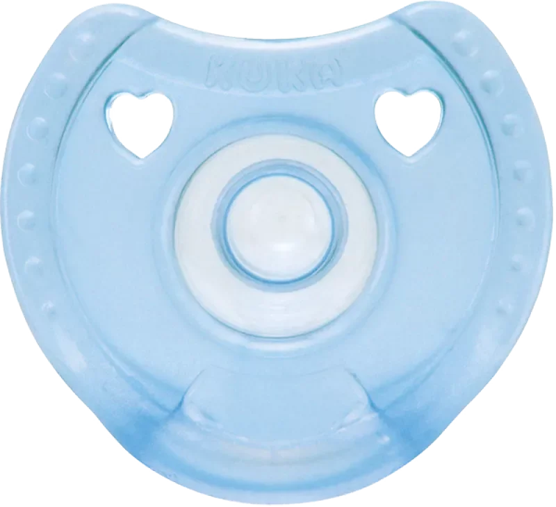 CHUPETA KUKA SOFT COMFORT 2902 Nº1 REDONDA SILICONE AZUL