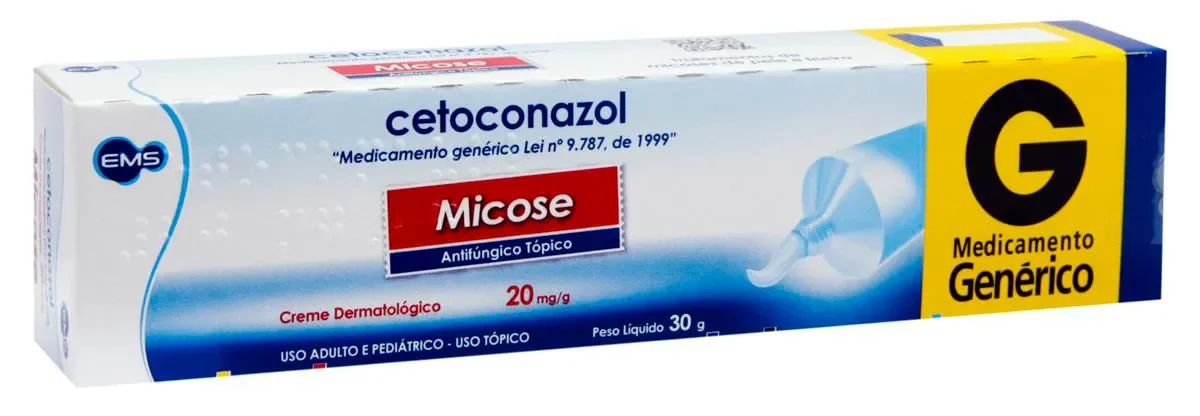 Cetoconazol 20mg/g Creme Dermatológico Bisnaga 30g