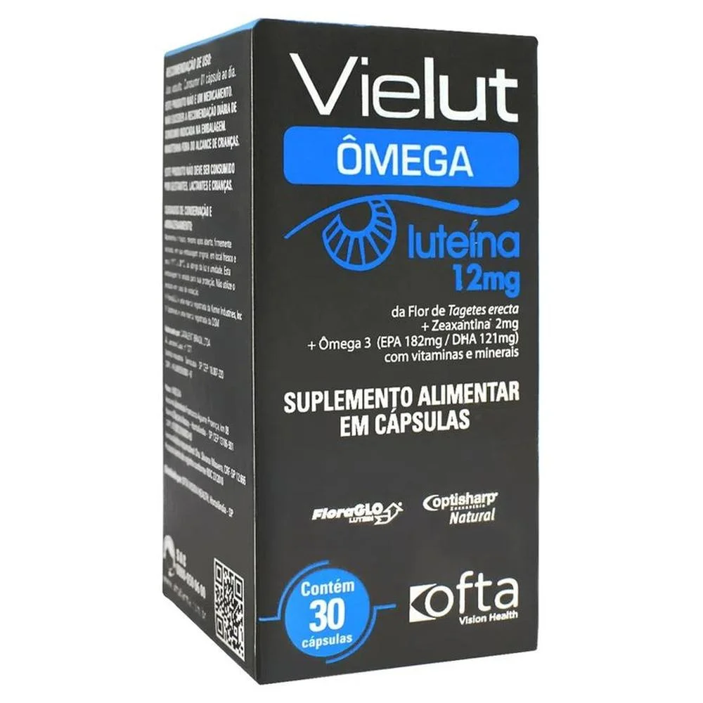 Vielut Ômega 12mg com 30 Cápsulas