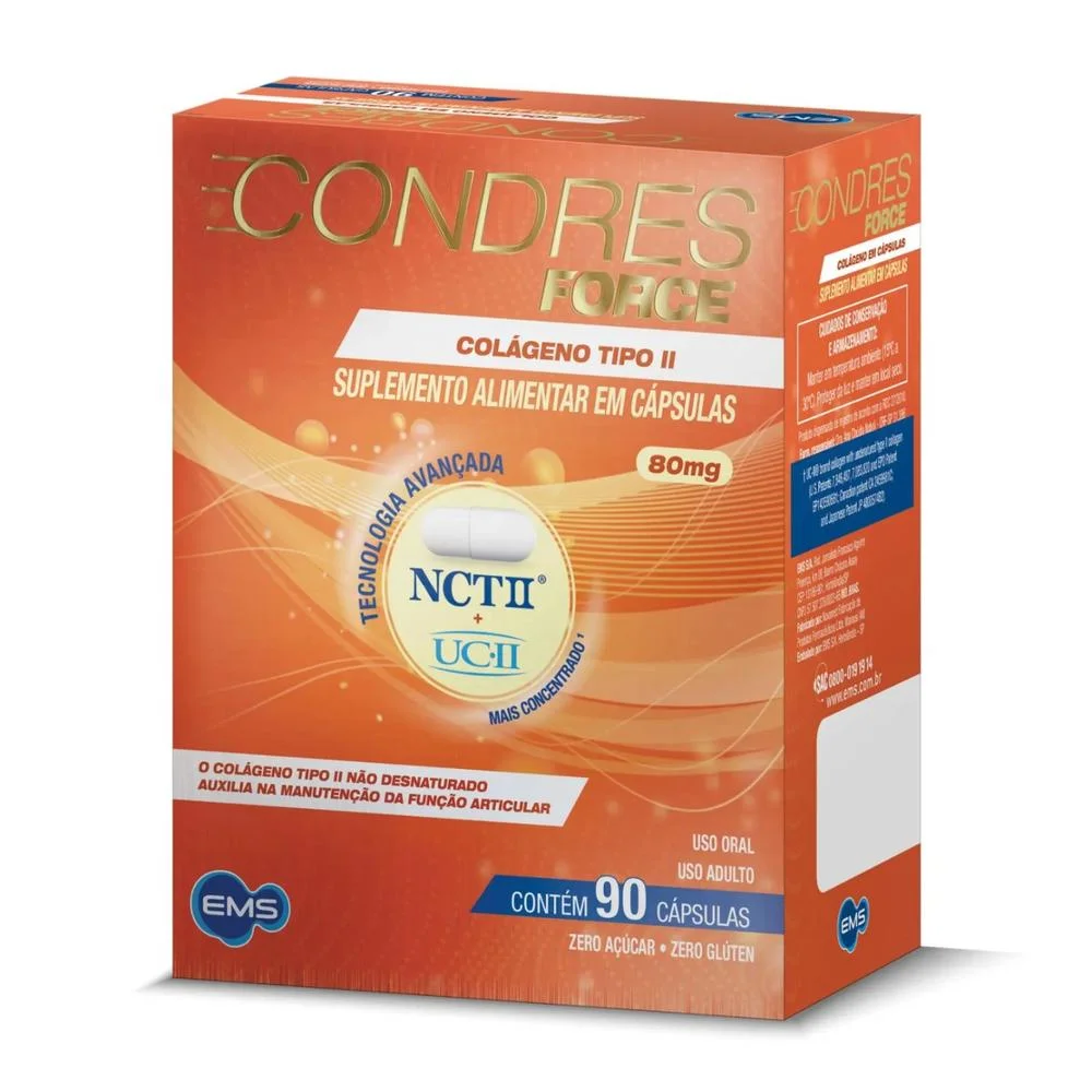 Condres Force 80mg com 90 Cápsulas