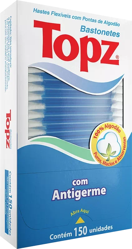 HASTES FLEXÍVEIS TOPZ 150UN