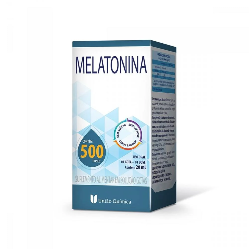Melatonina União Química Solução Oral Gotas 20ml