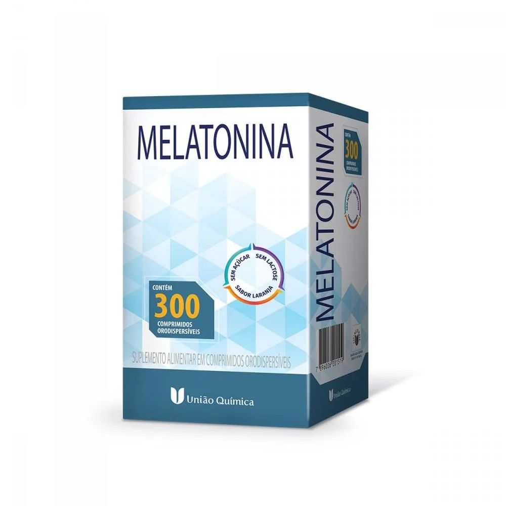 Melatonina União Química Frasco com 300 Comprimidos