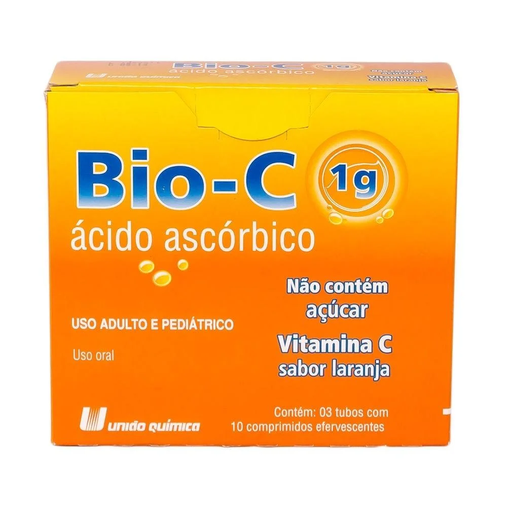 Bio-C 1g com 30 Comprimidos Efervescentes