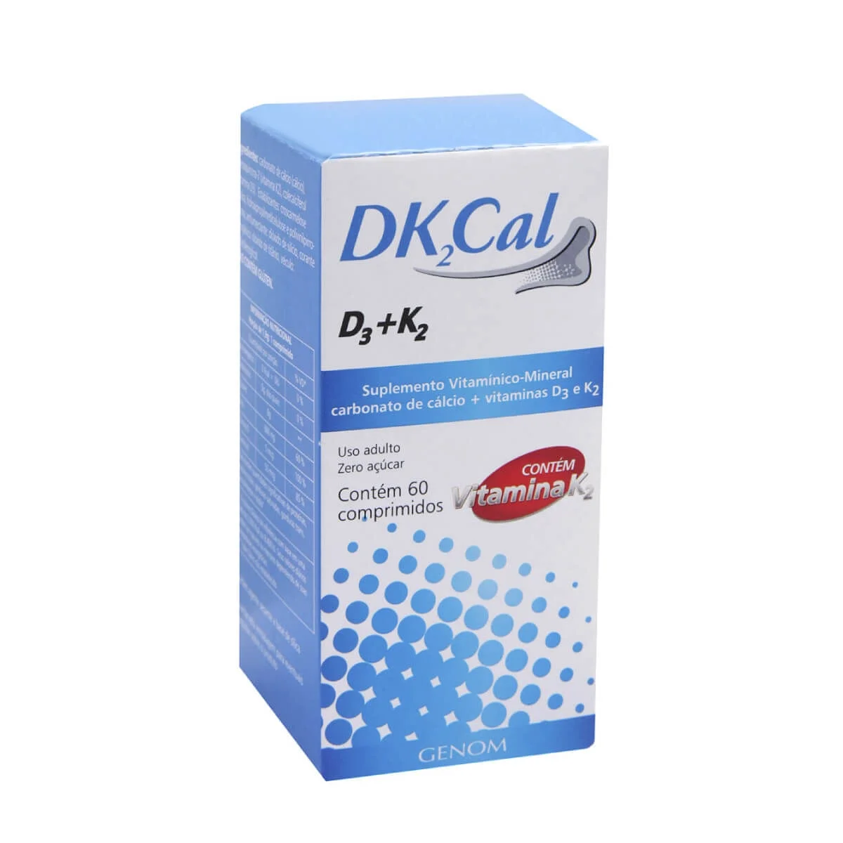 Suplemento Vitamínico Mineral Genom Dk2cal com 60 Comprimidos