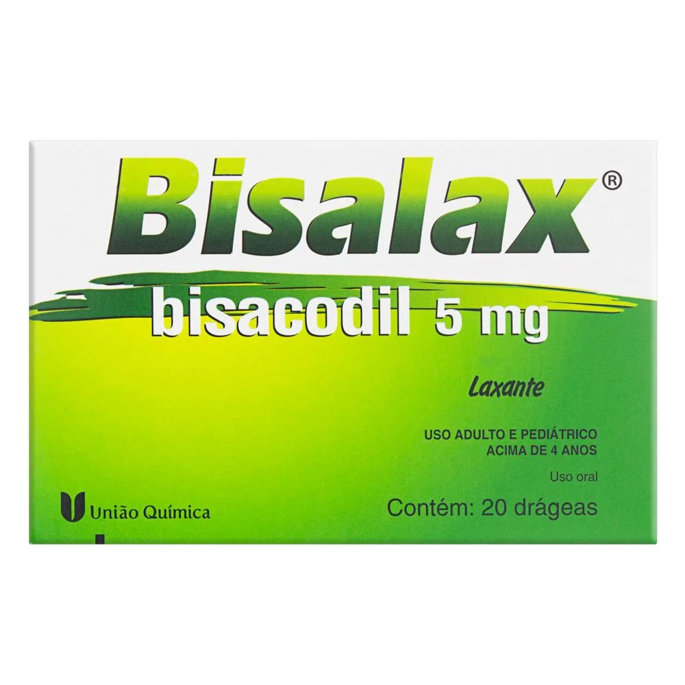 Bisalax 5mg com 20 Drágeas