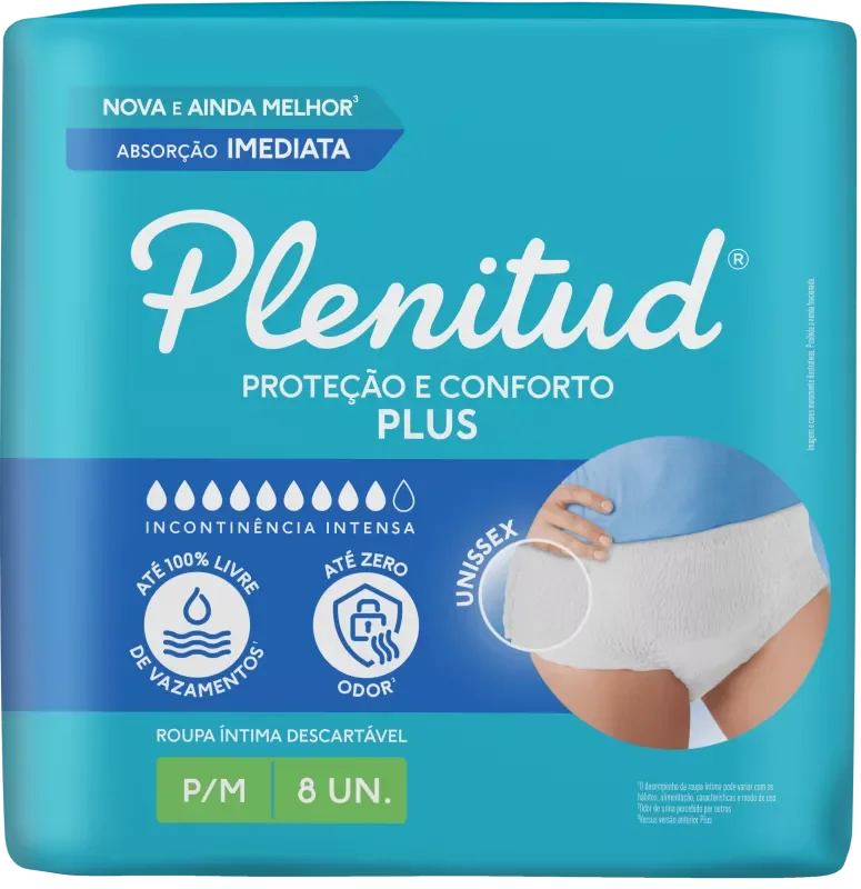 ROUPA ÍNTIMA PLENITUD PLUS 08UN P/M