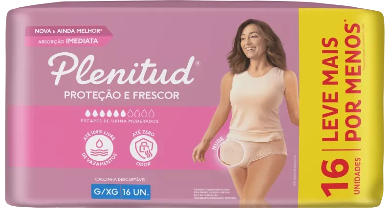 ROUPA ÍNTIMA PLENITUD FEMME 16UN G/XG FEMININO