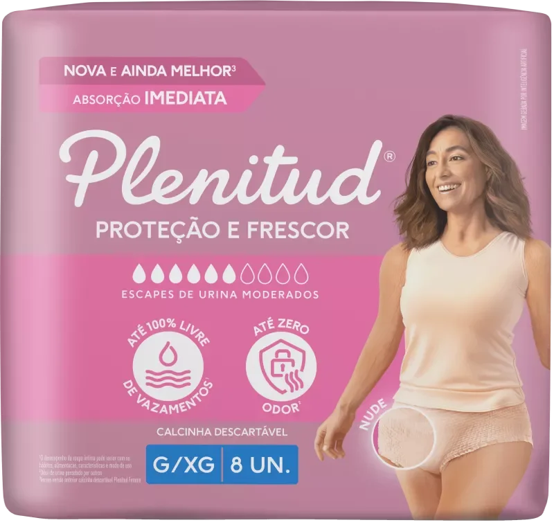 ROUPA ÍNTIMA PLENITUD FEMME 08UN G/XG FEMININO