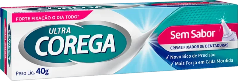 ADESIVO PARA DENTADURA COREGA 40G CREME ULTRA SEM SABOR