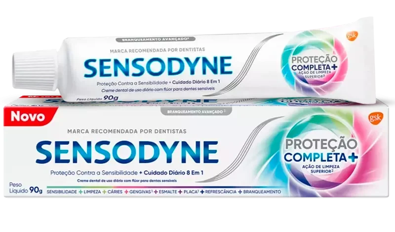 CREME DENTAL SENSODYNE 090G PROTEÇÃO COMPLETA