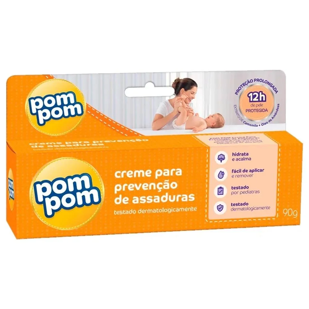 Creme para Prevenção de Assaduras Pom Pom 90g