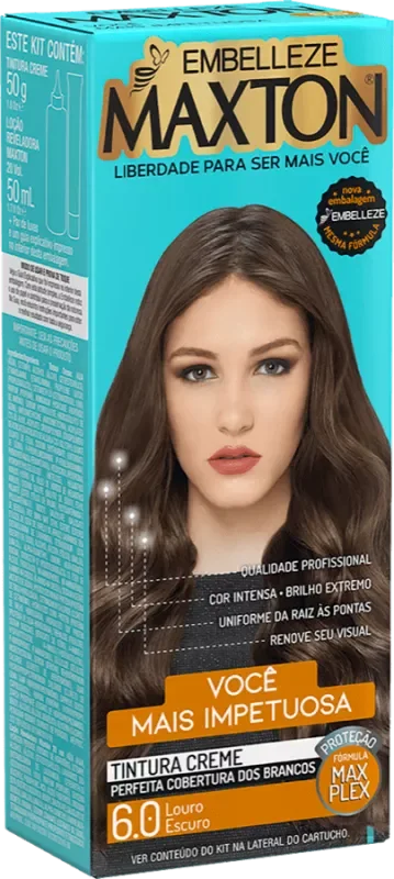 COLORAÇÃO MAXTON KIT 50G 06.0 LOURO ESCURO