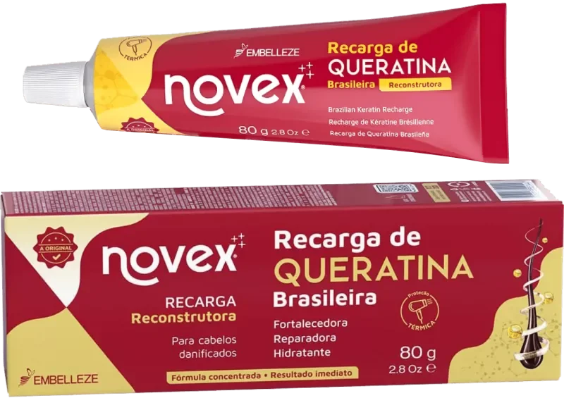 RECARGA NOVEX 80G QUERATINA BRASILEIRA