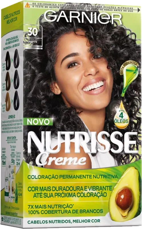 COLORAÇÃO NUTRISSE KIT 0030 GRAFITE