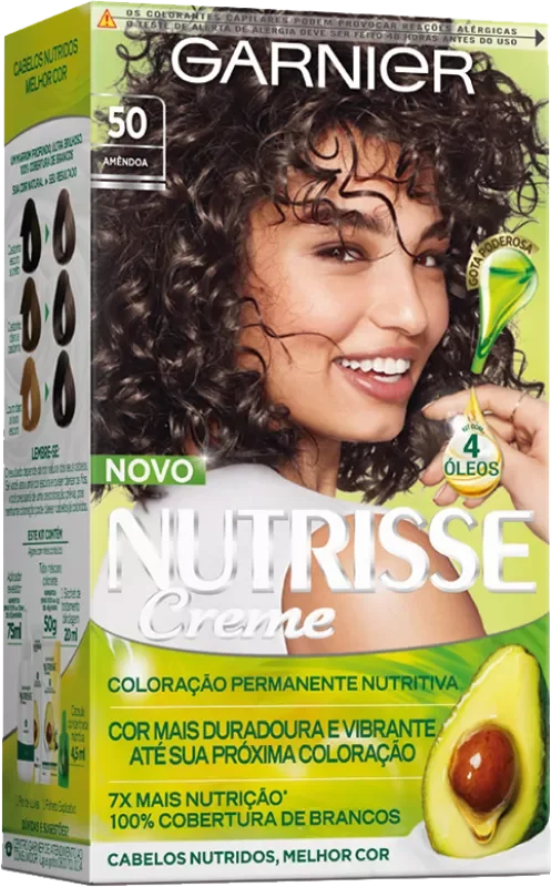 COLORAÇÃO NUTRISSE KIT 0050 AMÊNDOA