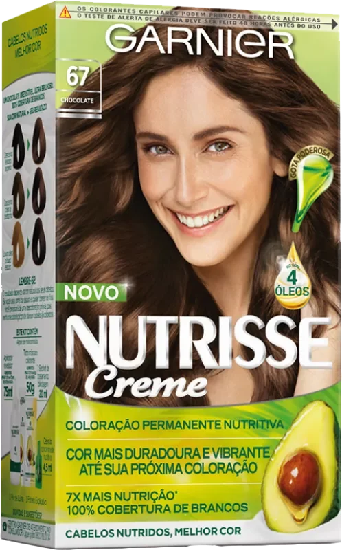 COLORAÇÃO NUTRISSE KIT 0067 CHOCOLATE